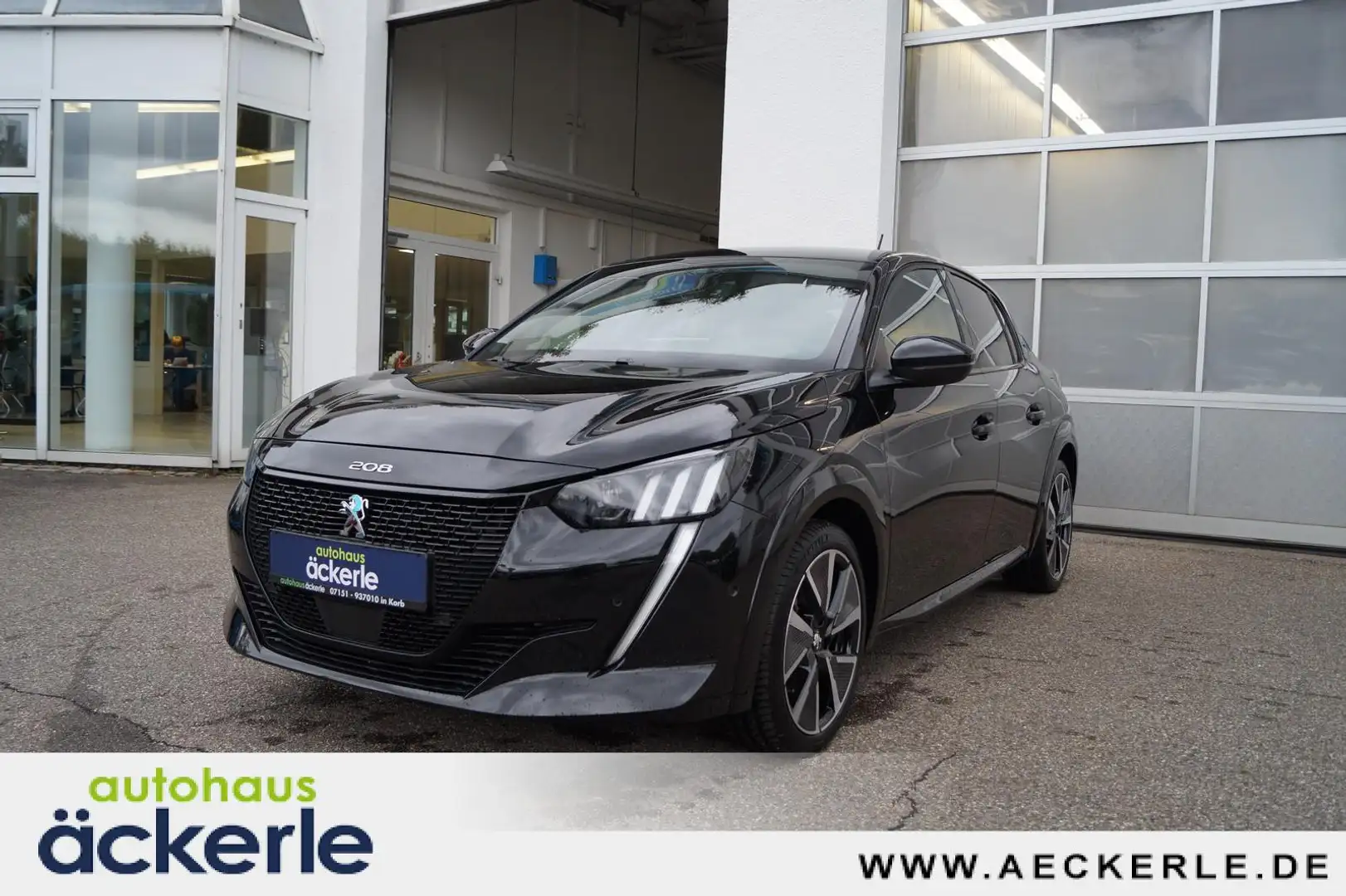 Peugeot 208 e- GT Pack Schwarz - 1