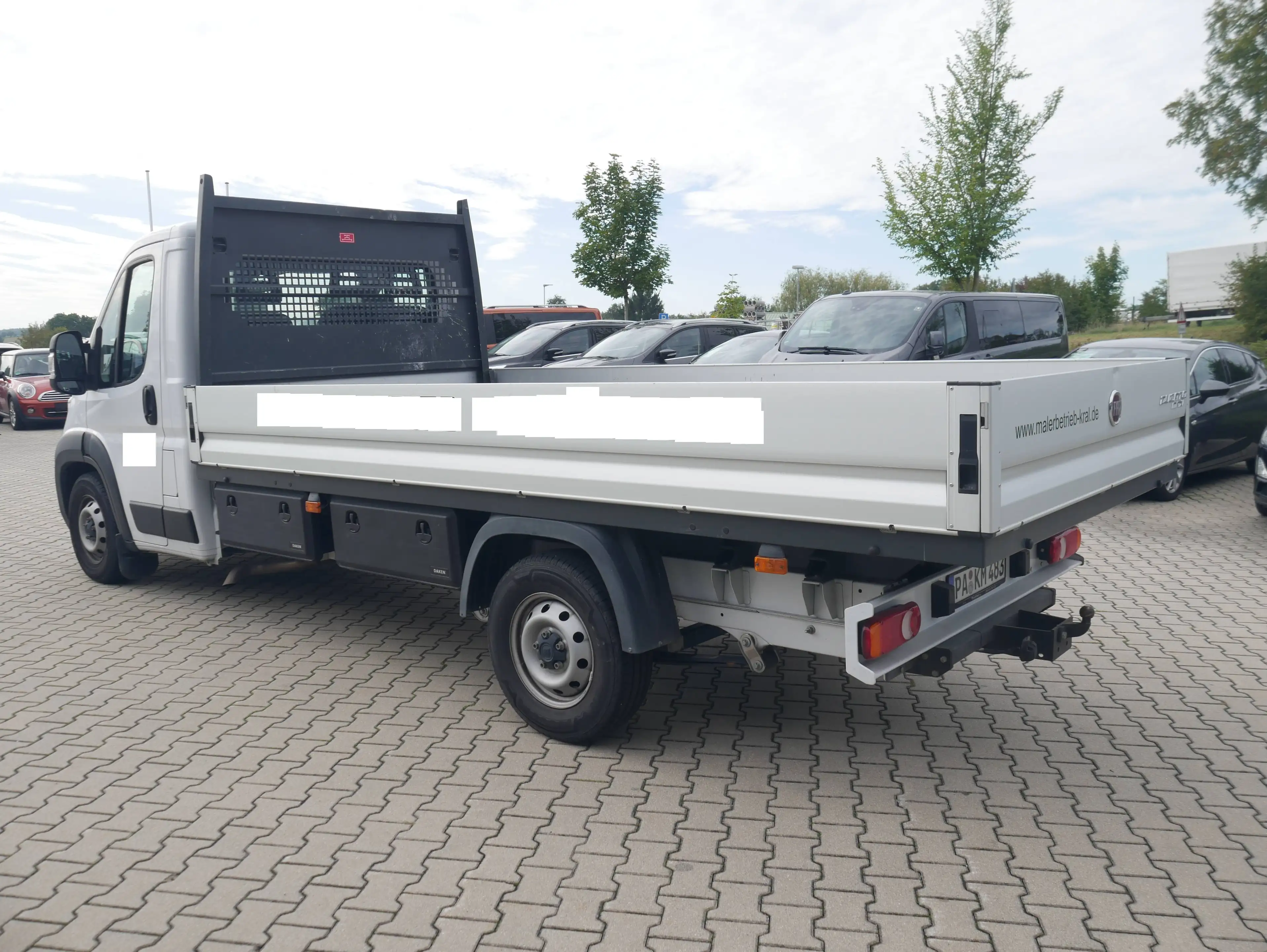 Fiat Ducato 140 L5 Pritsche RS: 4035 mm 4015X2003 Ladefläch Klima AHKe — photo 3