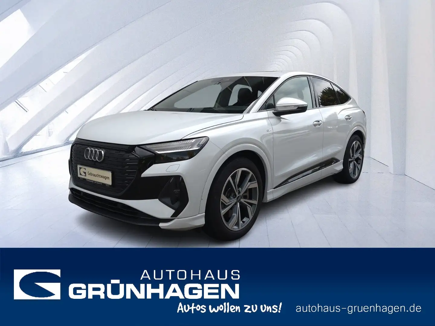 Audi Q4 e-tron Q4 40 e-tron Sportback Navi/Pano.-Dach/LED S-Line Blanc - 1