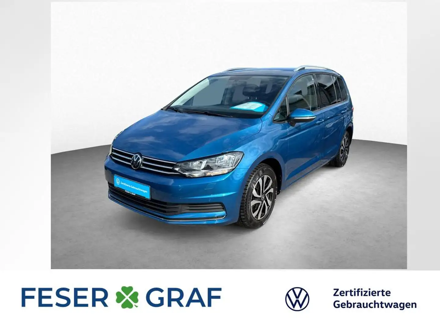Volkswagen Touran 1.5 TSI DSG KAMERA NAVI APP PDC Blau - 1