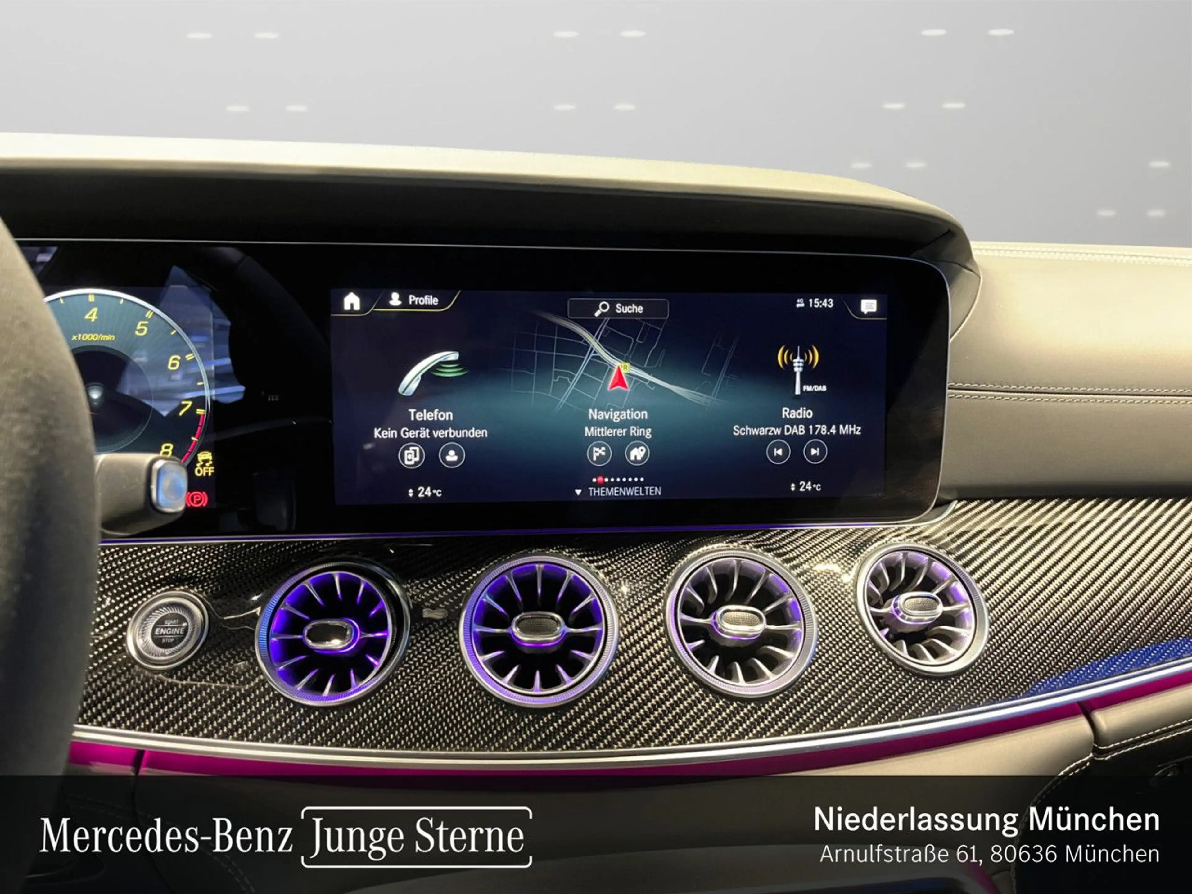 Mercedes-Benz AMG GT 63 S Cp. 4M Keramik AeroPak Perf-Abgas HUD — photo 12