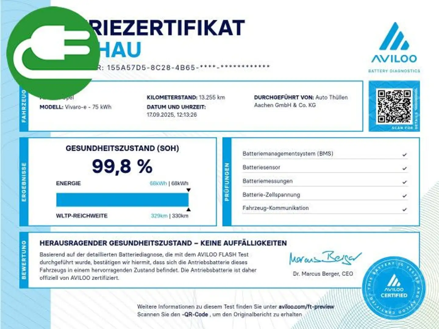 Opel Vivaro Cargo-e L (MJ23A), Ele Navi Klima Weiß - 2