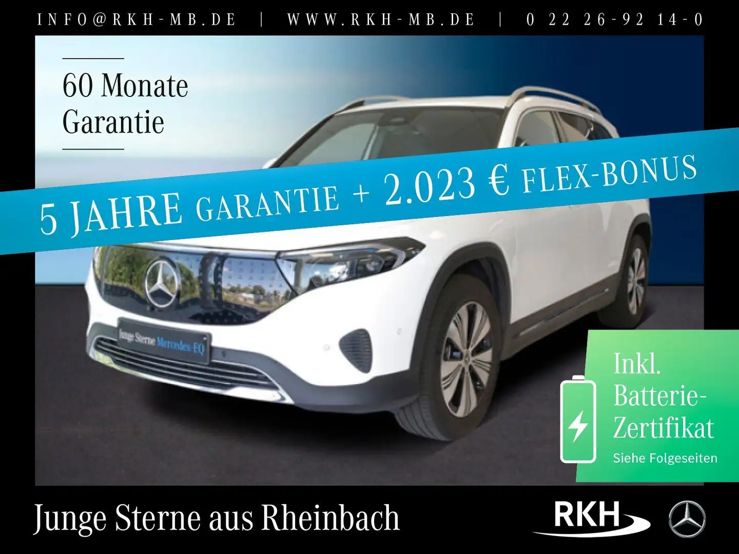 Mercedes-Benz EQB 300 EQB 300 4M Progressive Distron/360°/Totwink/LED Fehér - 1