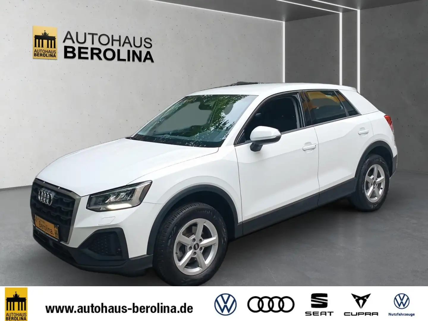 Audi Q2 35 TFSI *R-CAM*PDC+*LED*Virt.C*KLIMA* Blanc - 2