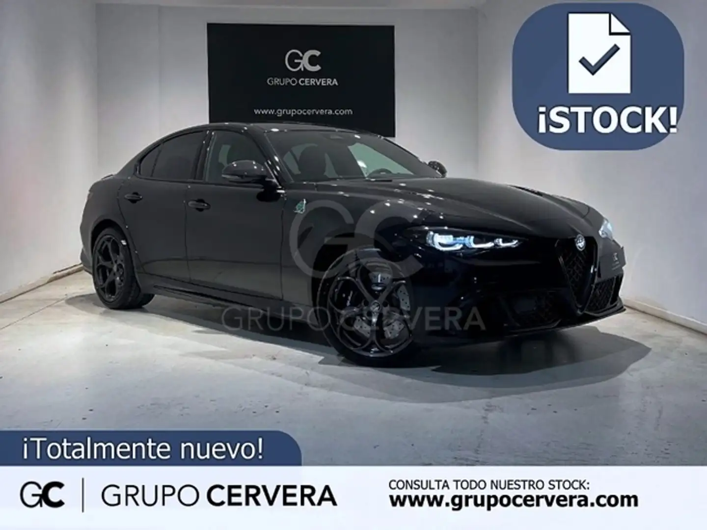 Alfa Romeo Giulia 2.9 Quadrifoglio Aut. 520 RWD Negro - 1