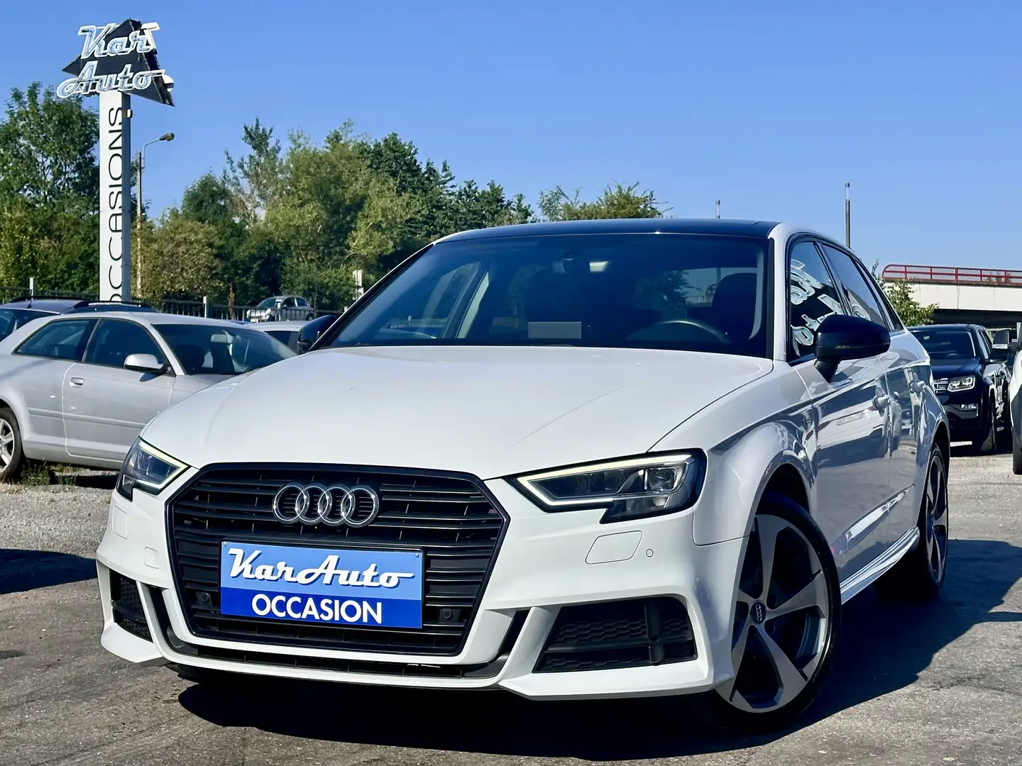 Audi A3 A3 Sportback 1.0 TFSI S-LINE*TOIT OUVRANT* Blanc - 1