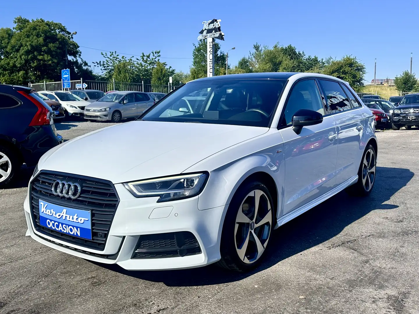 Audi A3 A3 Sportback 1.0 TFSI S-LINE*TOIT OUVRANT* Blanc - 2