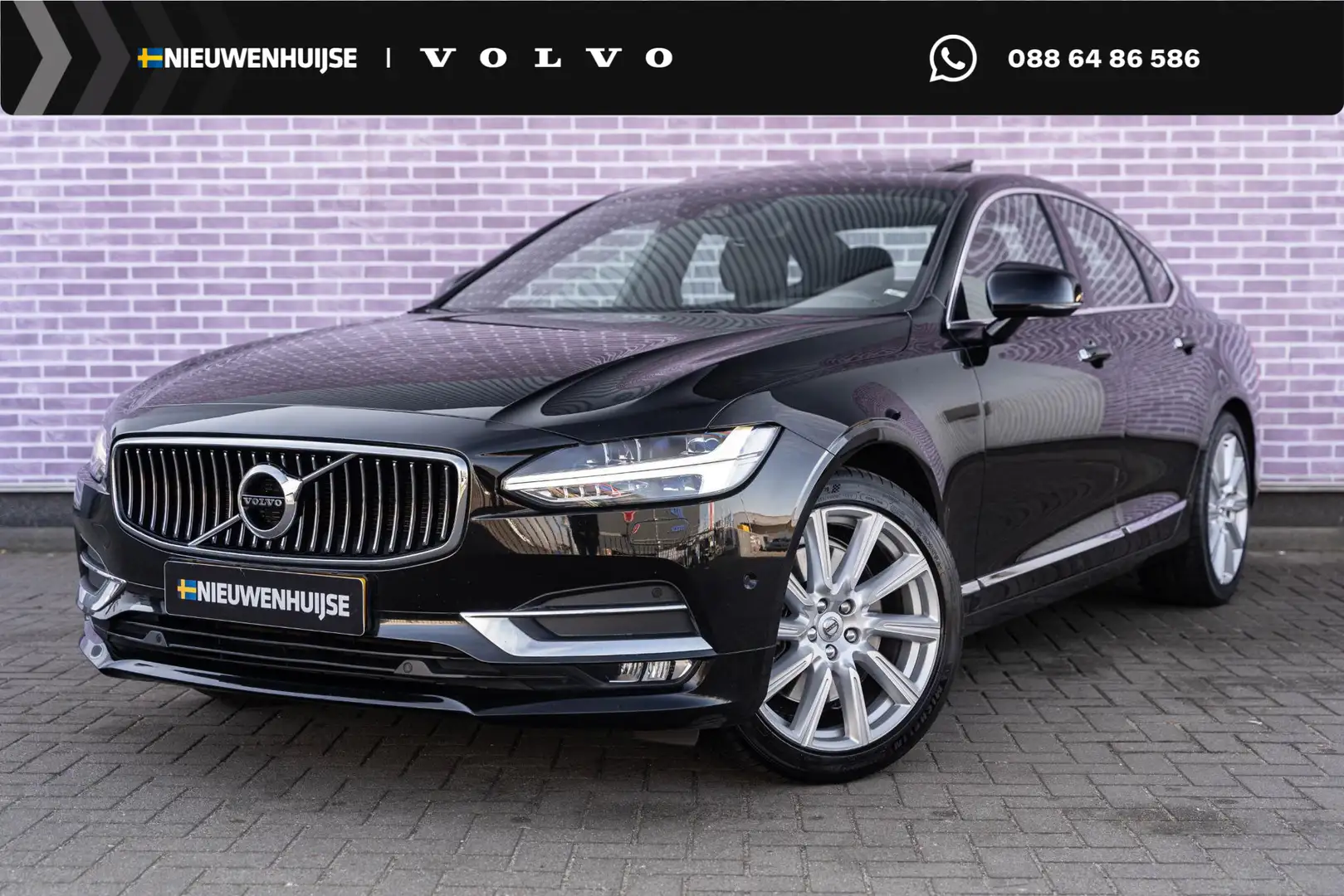 Volvo S90 T5 Automaat Inscription | Schuif-/kanteldak | Park Noir - 1