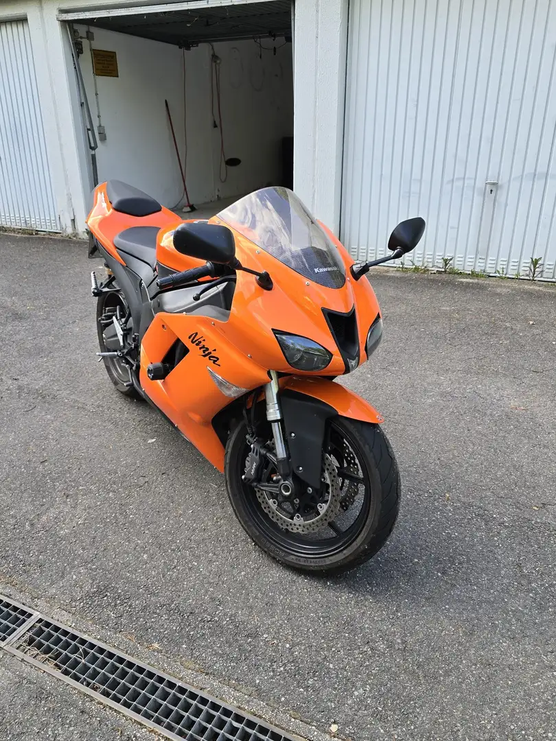 Kawasaki Ninja ZX-6R Portocaliu - 1