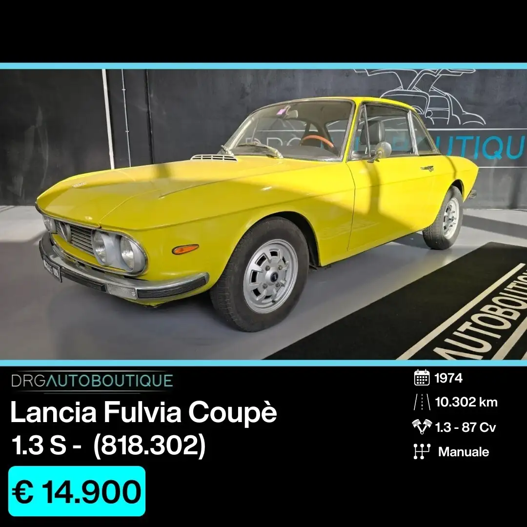 Lancia Fulvia 1.3 S GTE (818.302) Giallo - 1