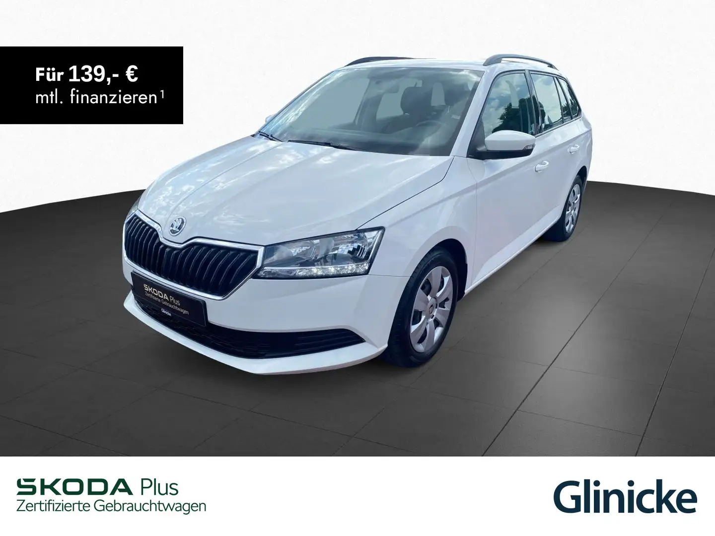 Skoda Fabia Combi 1.0 Cool Plus Klima Bluetooth USB Weiß - 1