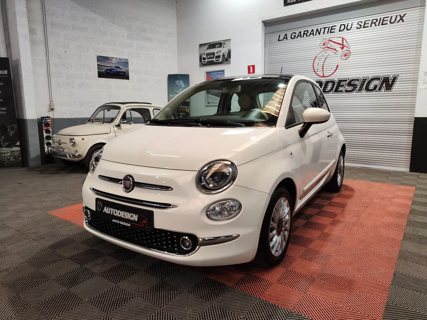 Fiat 500 500 1.2i Lounge MTA (EU6d-TEMP) Automatique Blanc - 2