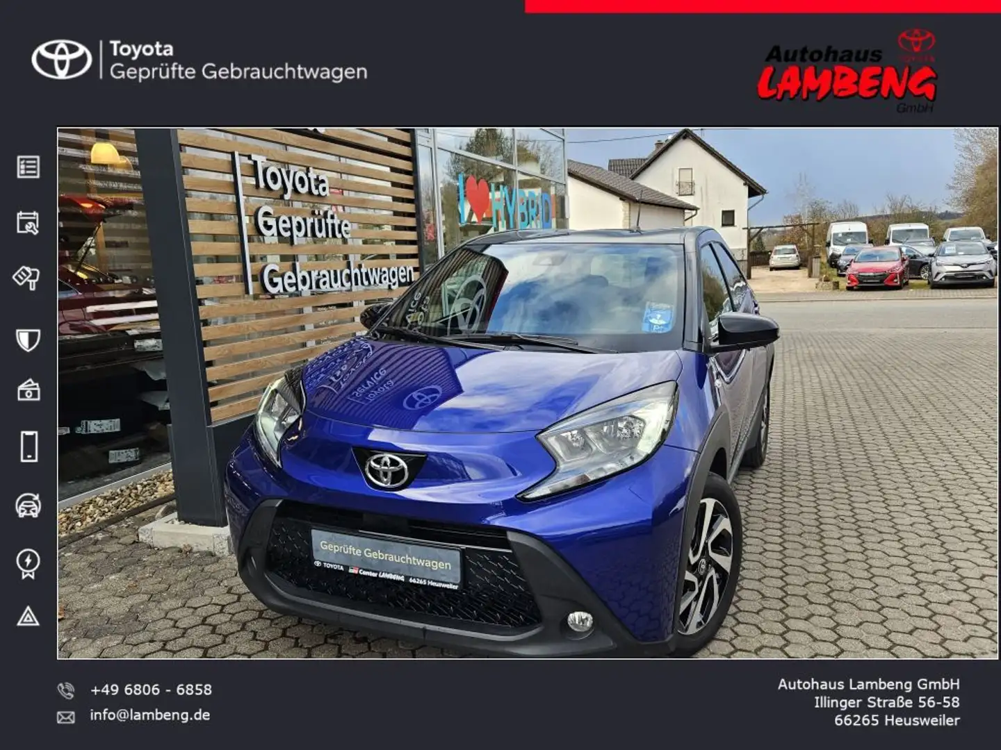 Toyota Aygo X Pulse Blau - 1
