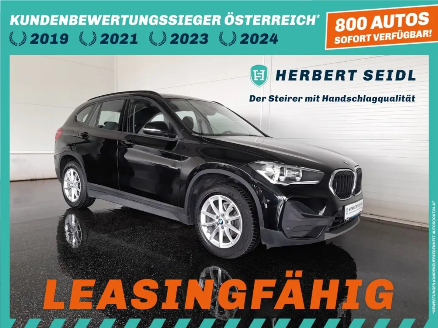 BMW X1 sDrive 16d *LED / NAVI / KAMERA / TEMPOMAT / SITZHEIZUNG / E-KLAPPE* Schwarz - 1