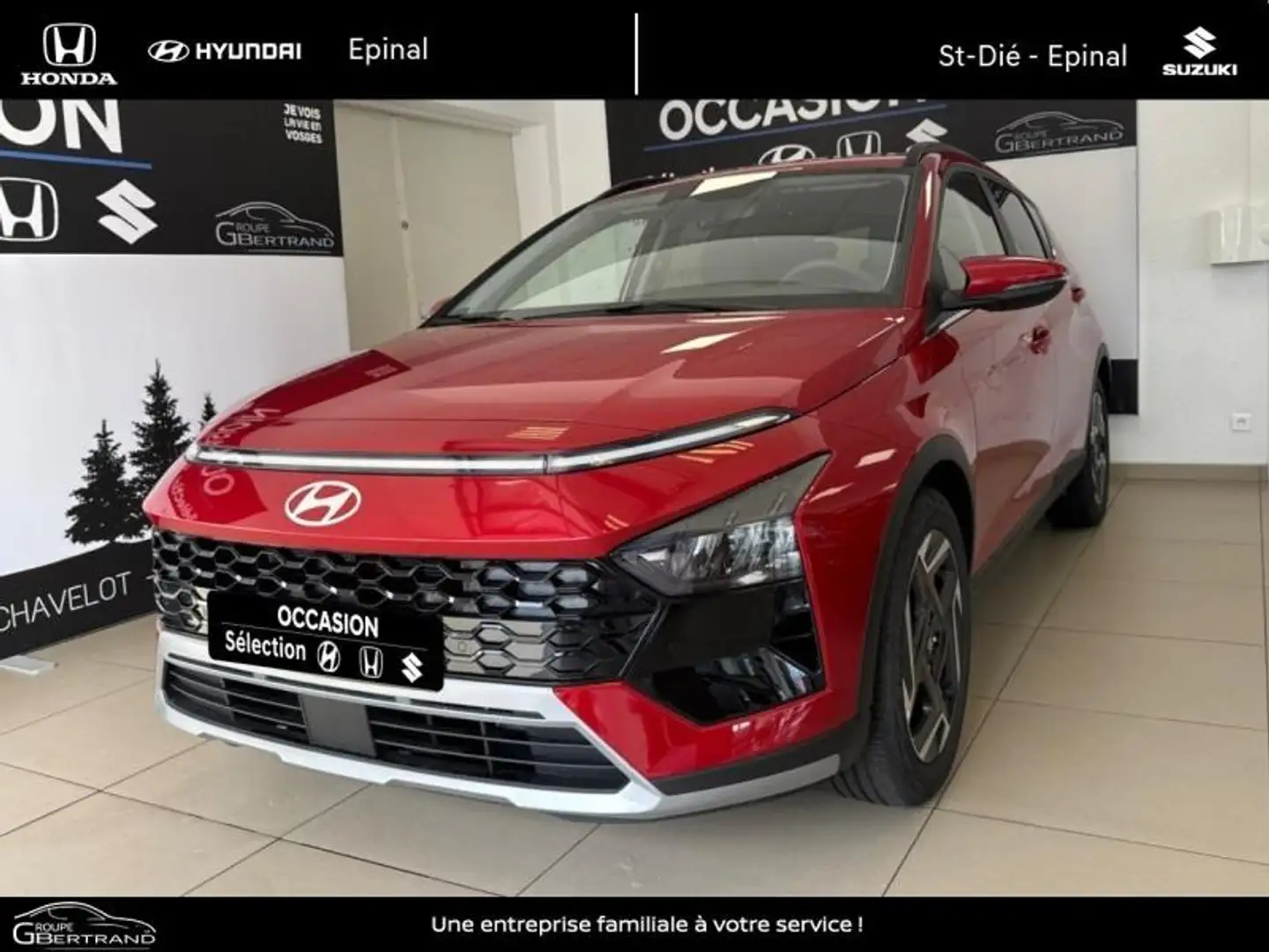 Hyundai BAYON 1.0 T-GDi 100ch Creative DCT-7 Rouge - 1