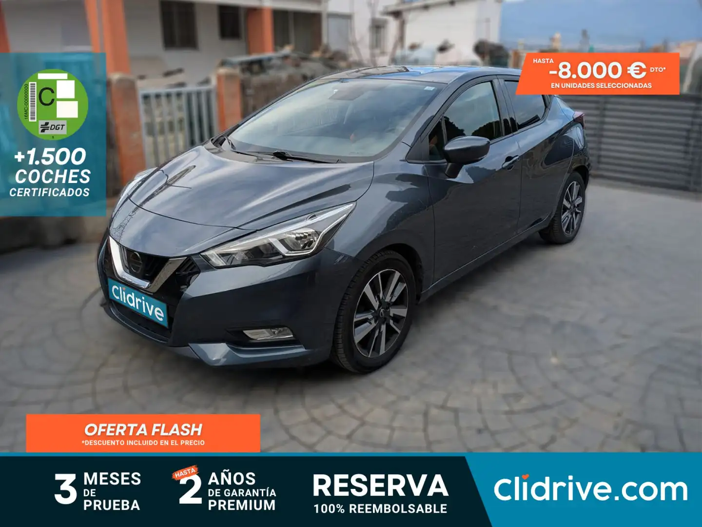 Nissan Micra 1.5dCi S&S Tekna 90 Gri - 1