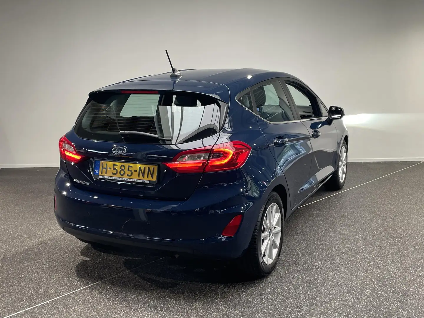 Ford Fiesta 1.0 EcoBoost Titanium Airco| Bluetooth | electrisc Blauw - 2