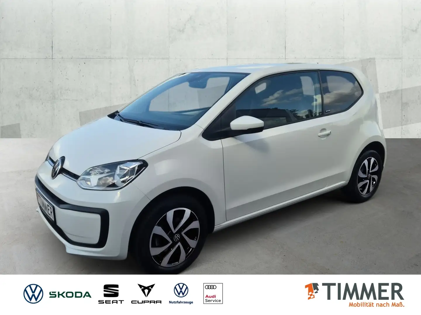Volkswagen up! 1.0 ACTIVE *RKAM *CLIMA *TEMPO *LM *DAB+ * Wit - 1