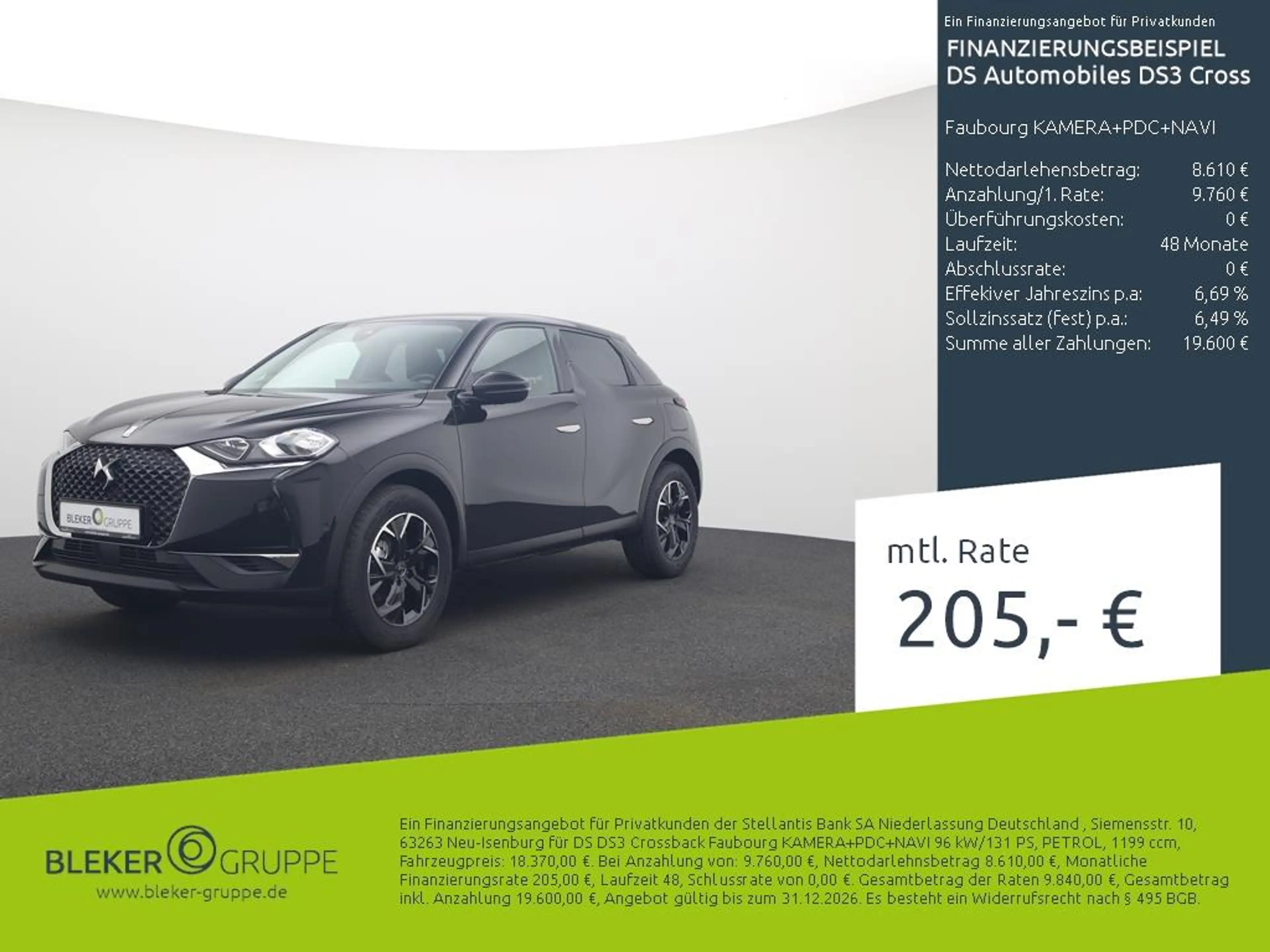 DS Automobiles DS 3 Crossback Faubourg