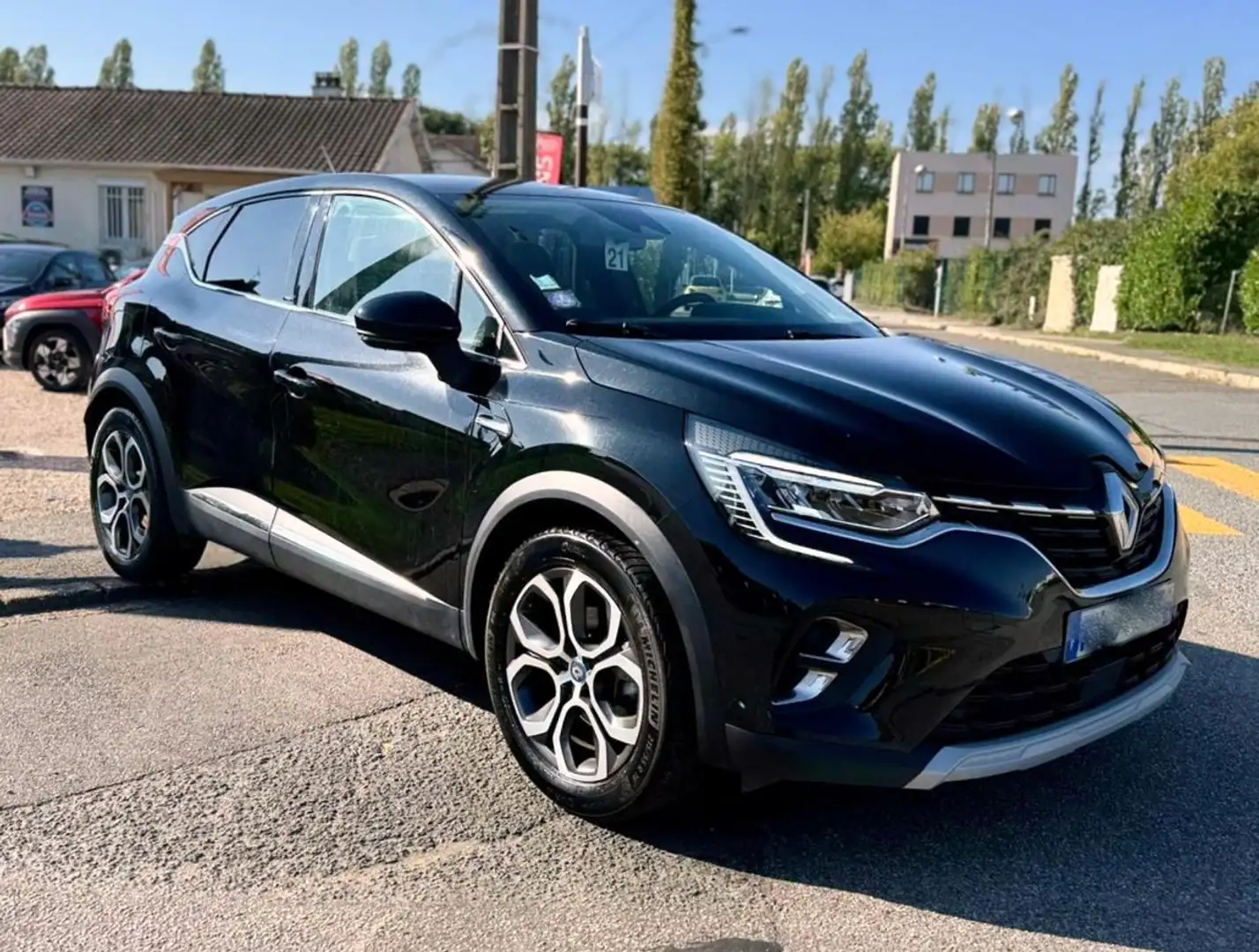 Renault Captur INTENS 1.6 E-TECH 160CV 11659HT GARANTIE 12 MOIS ENTRETIEN COMPLET ET A JOUR Zwart - 1