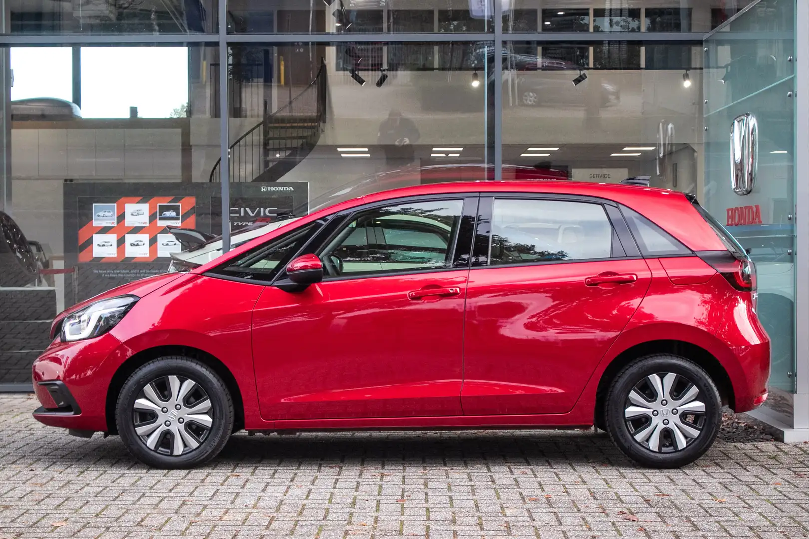 Honda Jazz 1.5 e:HEV Elegance Automaat - Apple Carpl./Android Rood - 2