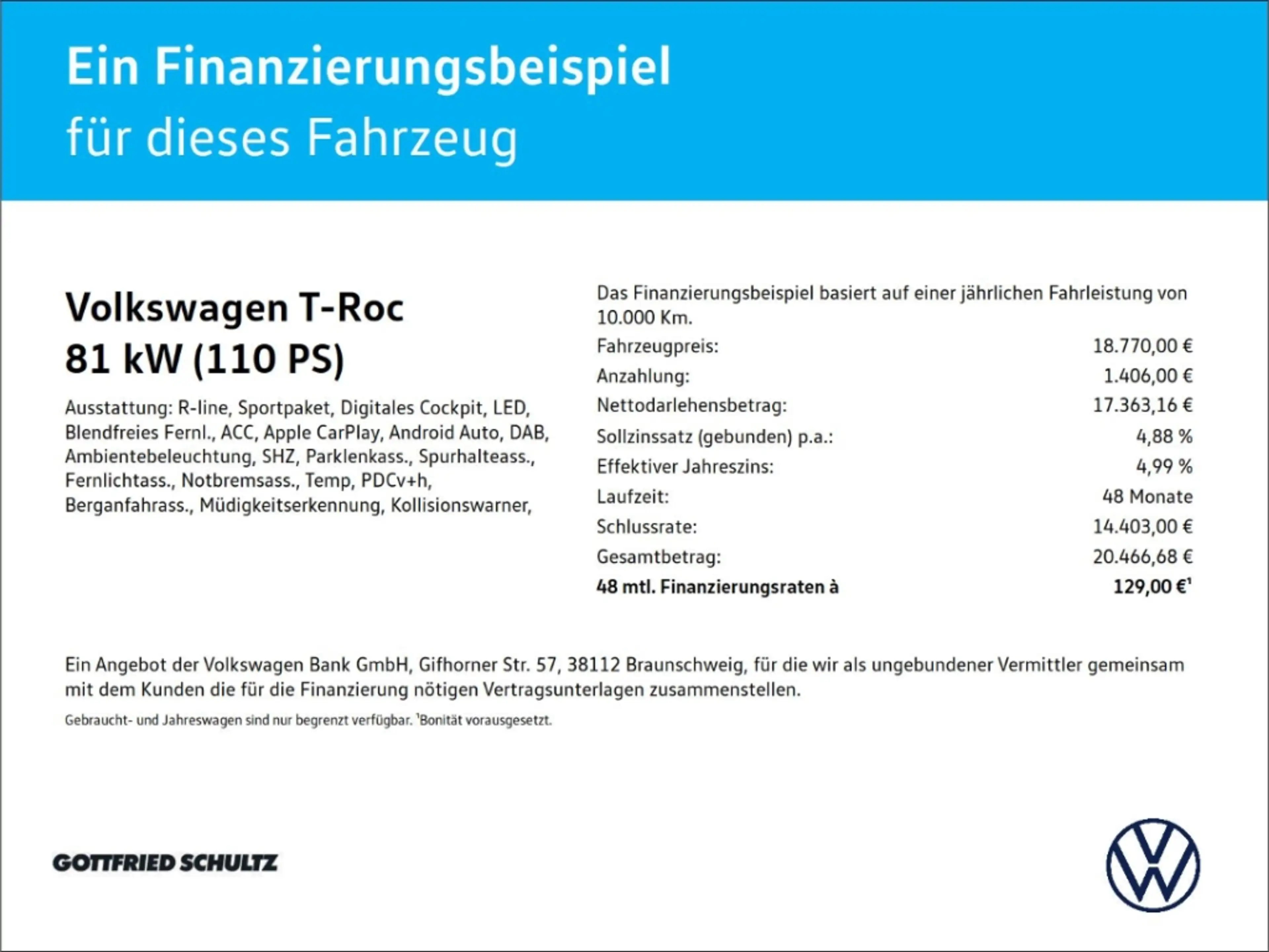 Volkswagen T-Roc R-Line 1.0 TSI Sitzheiz Parkhilfe ACC LED — photo 2