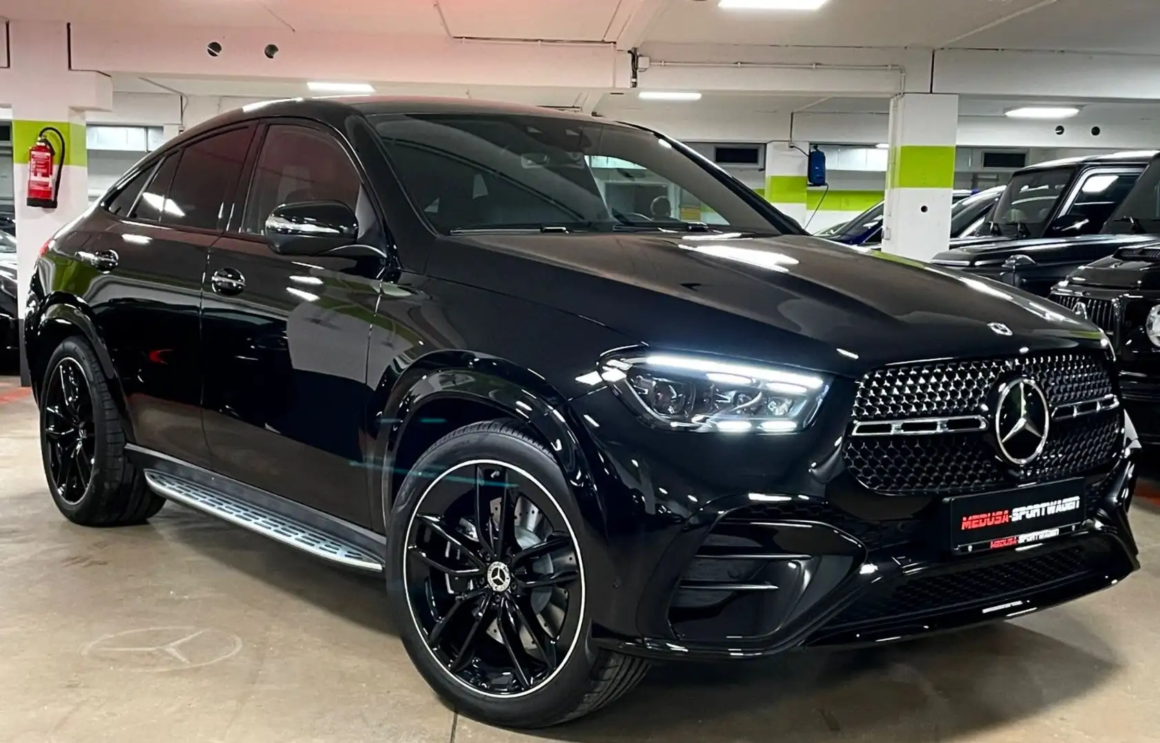 Mercedes-Benz GLE 450 d 4M COUPE FACELIFT AMG 22ZOLL PANO FULL Schwarz - 1