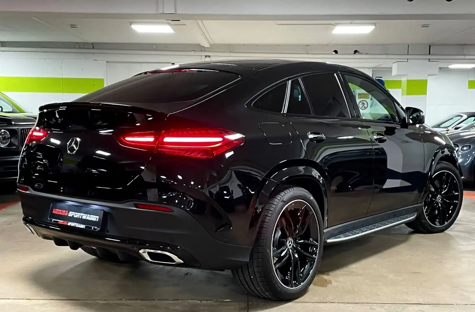 Mercedes-Benz GLE 450 d 4M COUPE FACELIFT AMG 22ZOLL PANO FULL Schwarz - 2