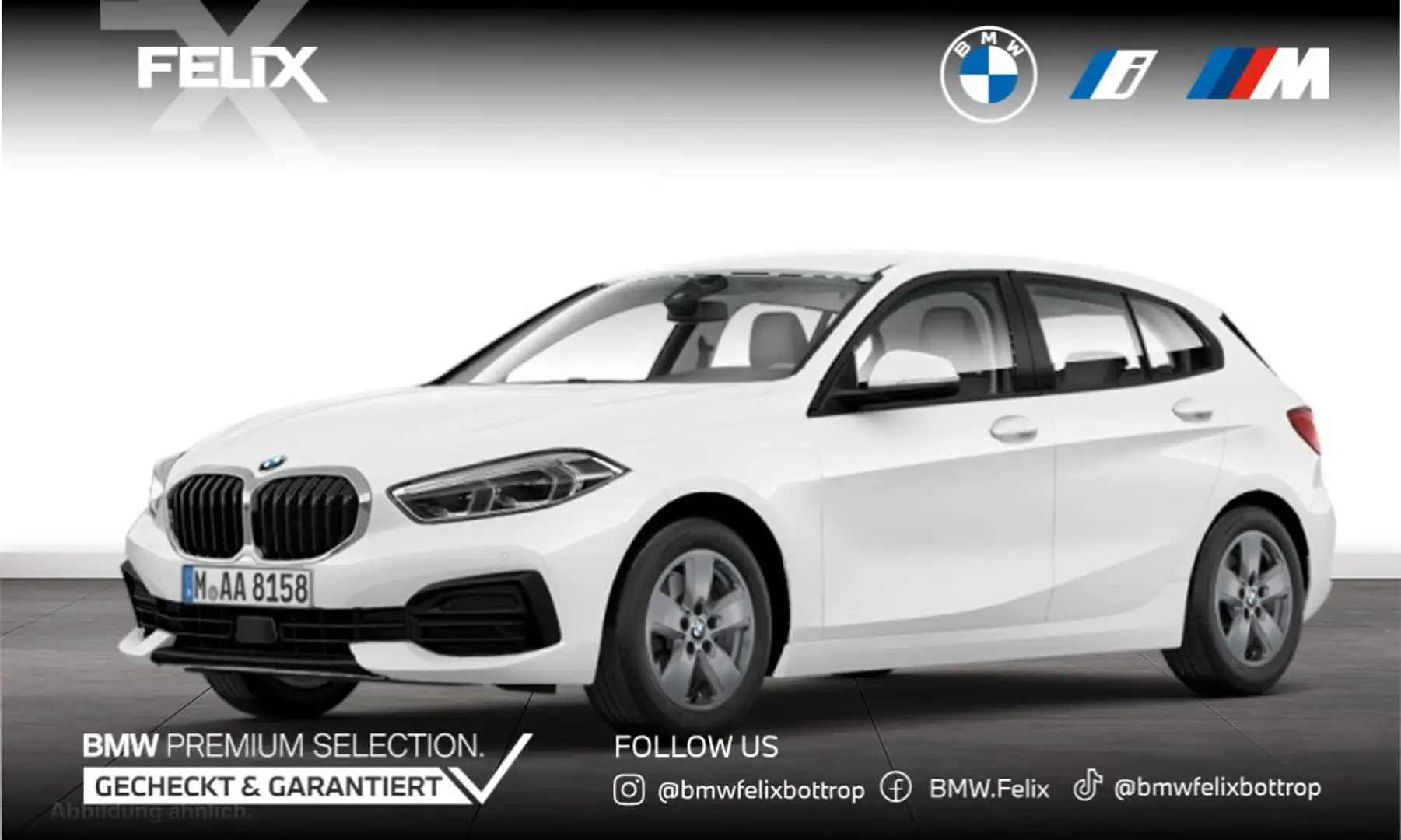 BMW 116 i Advantage+LIVE COCKPIT PRO+M SPORTLENKRAD Белый - 1