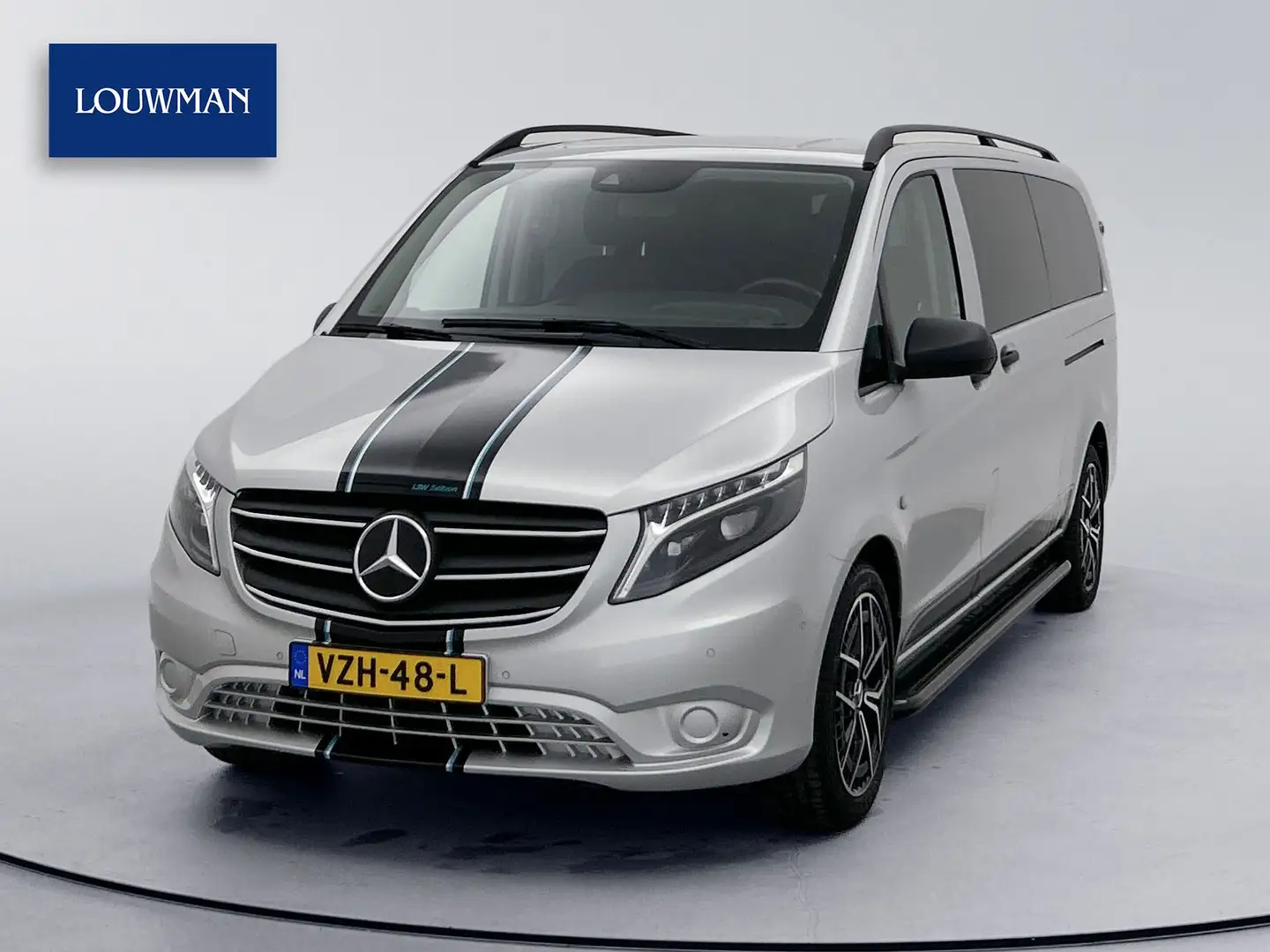 Mercedes-Benz Vito 114 CDI Extra Lang DC *LBW-Edition* Dubbele Cabine Zilver - 2