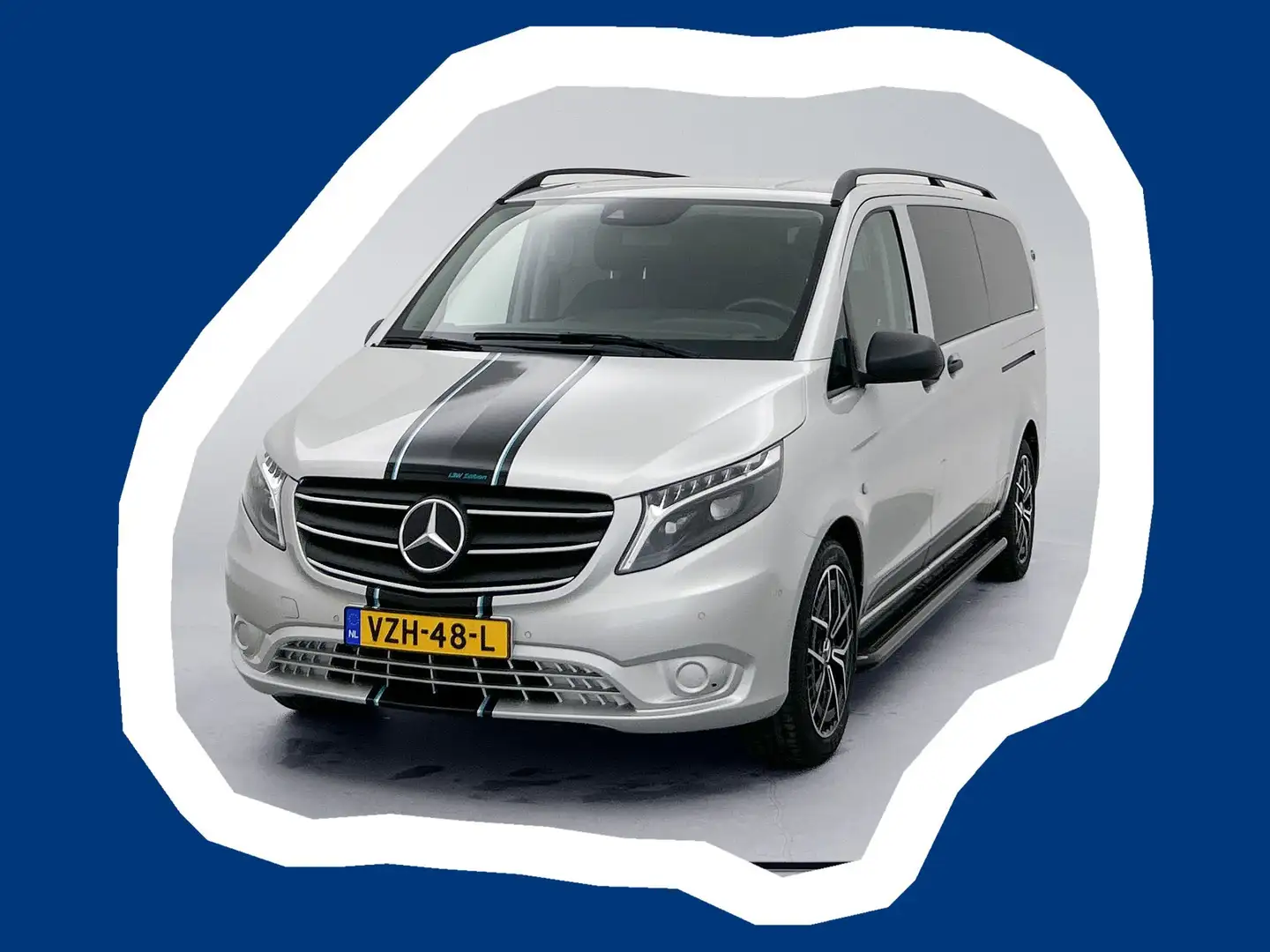 Mercedes-Benz Vito 114 CDI Extra Lang DC *LBW-Edition* Dubbele Cabine Zilver - 1