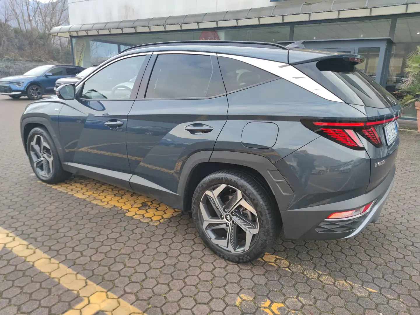 Hyundai TUCSON Tucson III 2021 1.6 crdi 48V Exellence Blau - 2