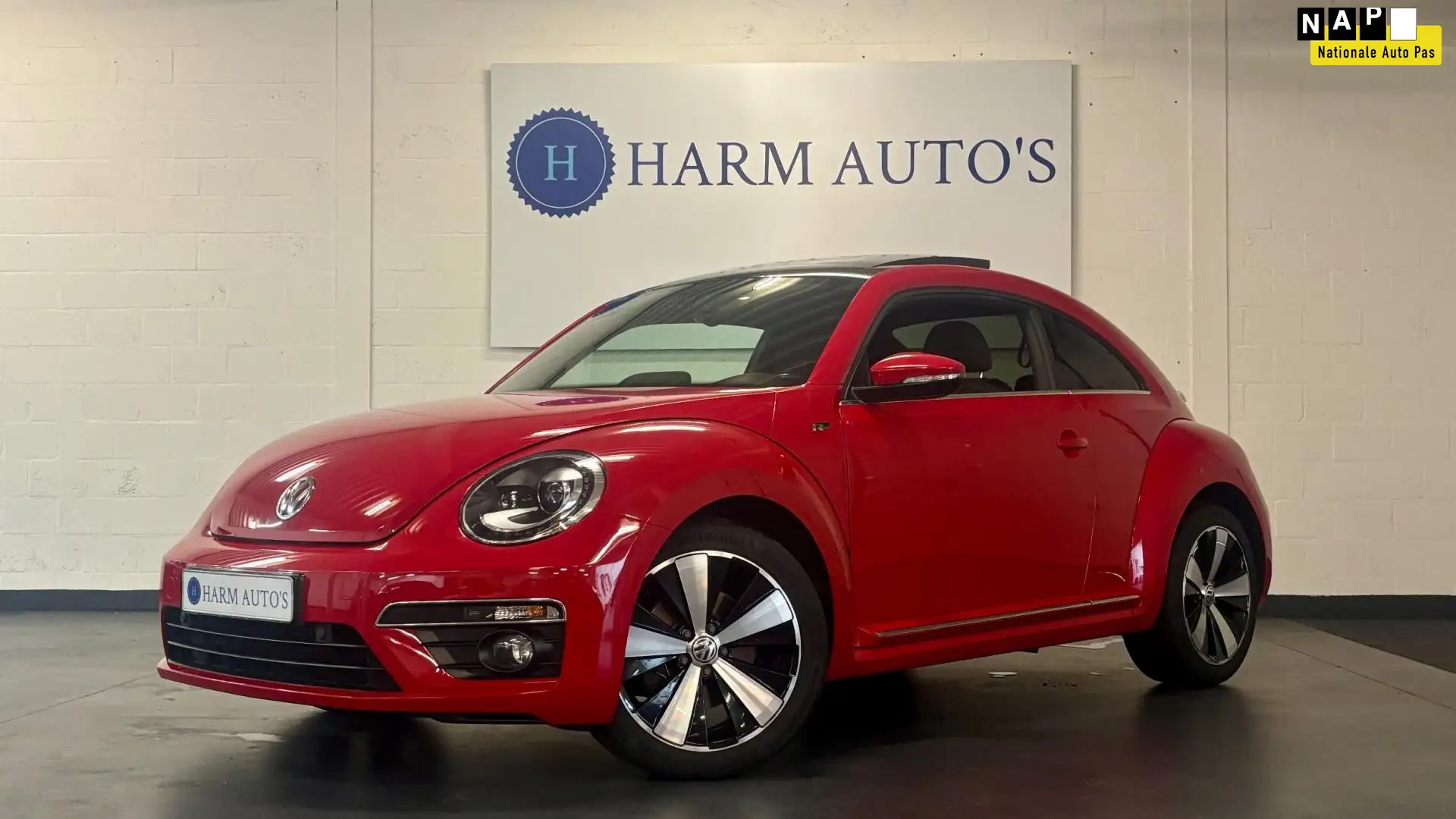 Volkswagen Beetle 1.4 TSI R Line Fender Pano/Cruise/Xenon/Clima/PDC/ Rouge - 1
