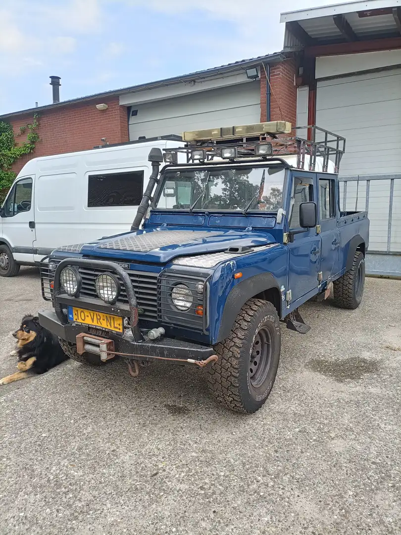 Land Rover Defender 2.5 130"Crew Cab Bleu - 1