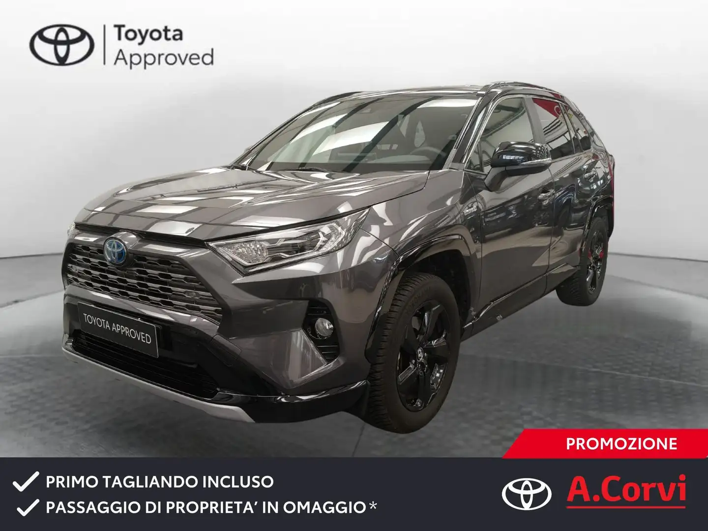 Toyota RAV 4 RAV4 2.5 HV (218CV) E-CVT 2WD Style Grijs - 1