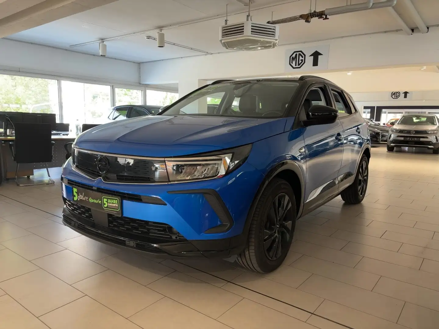 Opel Grandland 1.2 Turbo GS Line FLA SpurH LM LED Bleu - 2
