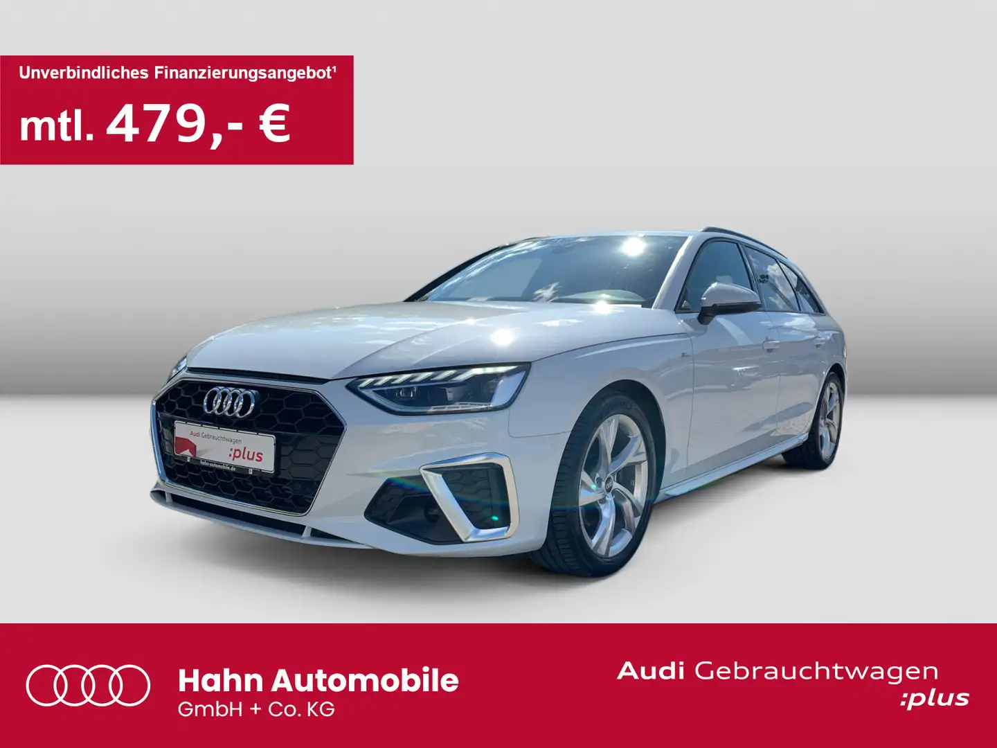 Audi A4 35 TFSI S tronic S line AHK Cam LED Weiß - 1