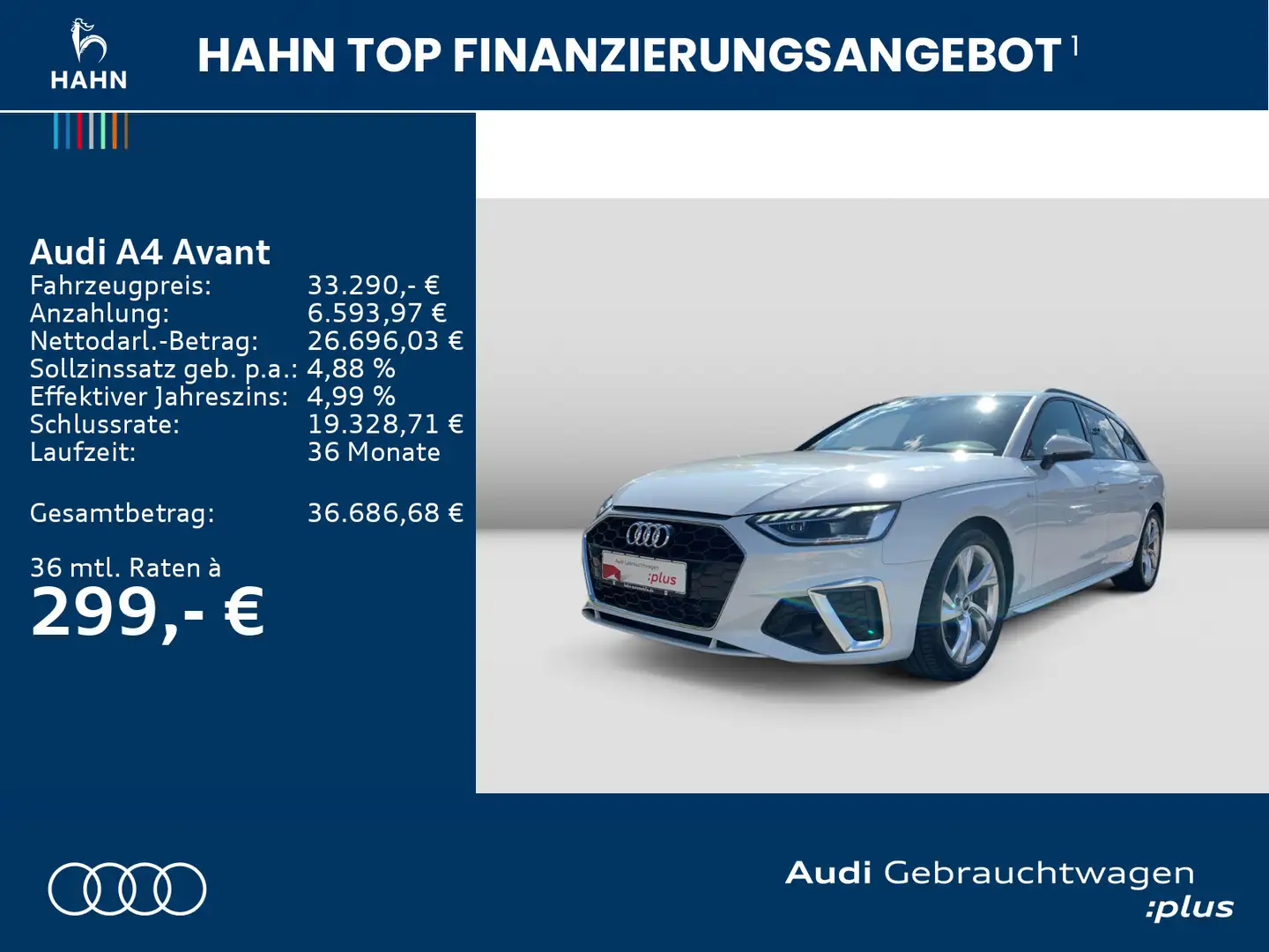 Audi A4 35 TFSI S tronic S line AHK Cam LED Weiß - 2