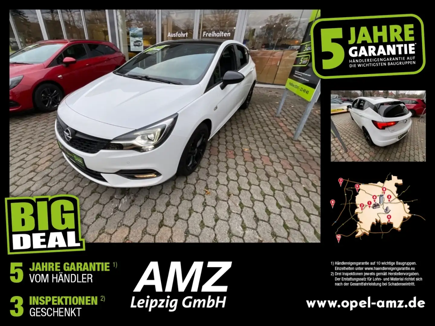 Opel Astra K (Facelift) 1.2 Turbo GS Line DynLi LM Wit - 1