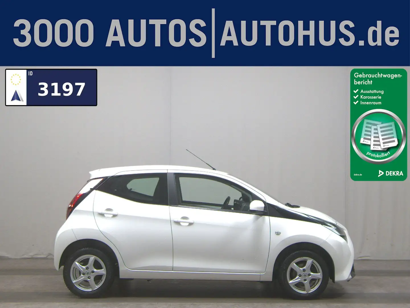 Toyota Aygo 1.0 x-Play 4-Türen Tempomat Shz Weiß - 1