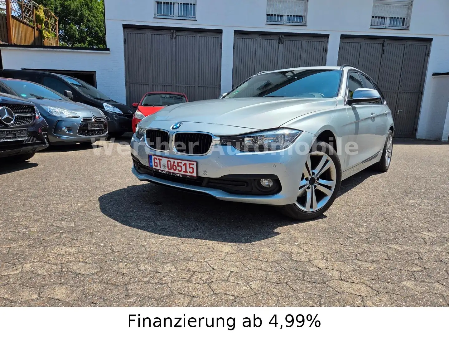 BMW 318 d Touring / Navi/ Automatik/ PDC Silber - 1