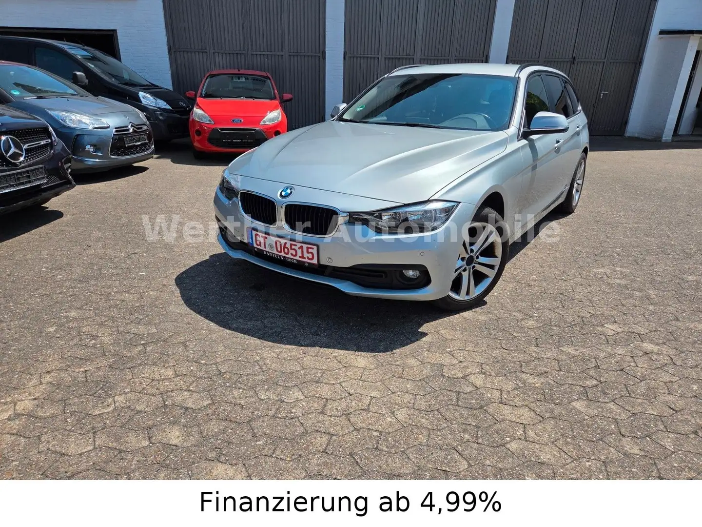 BMW 318 d Touring / Navi/ Automatik/ PDC Silber - 2