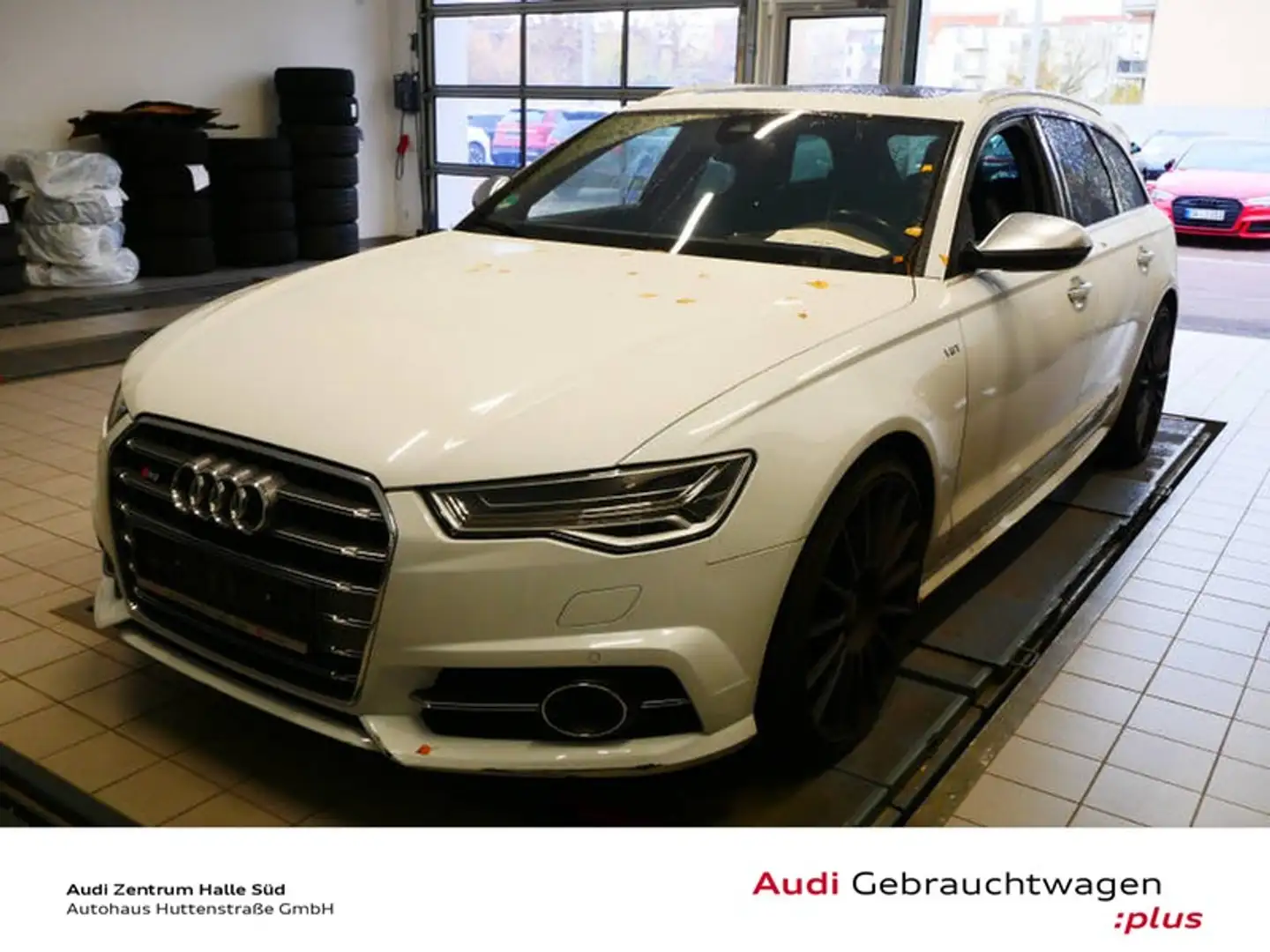 Audi S6 Avant 4.0 TFSI qu MATRIX S-SITZ BOSE PANO HuD Wit - 1