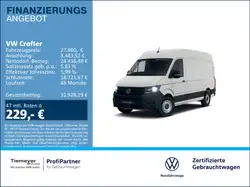 Volkswagen Crafter Kasten 35 TDI MR 3 SITZE KLIMAA
