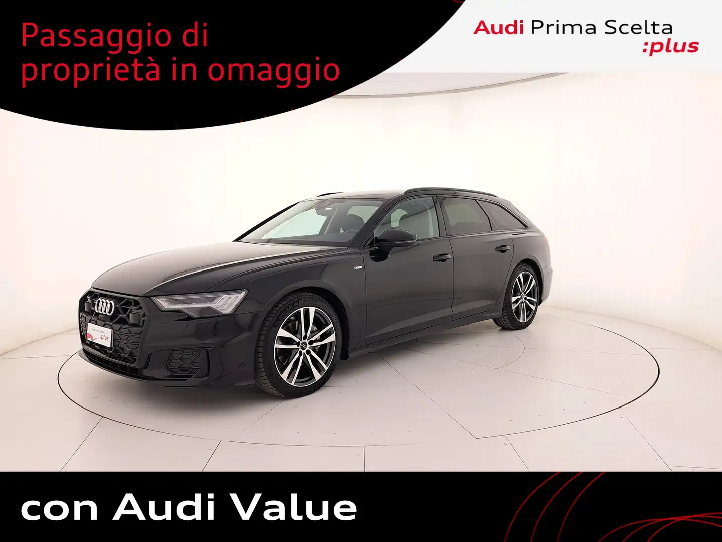 Audi A6 avant 40 2.0 tdi mhev 12v s line edition quattro s Nero - 1