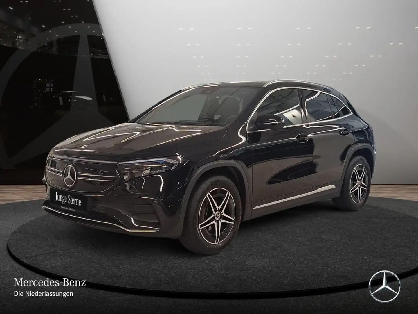Mercedes-Benz EQA 300 4M AMG+ADVANCED+KAMERA+SPUR Schwarz - 2