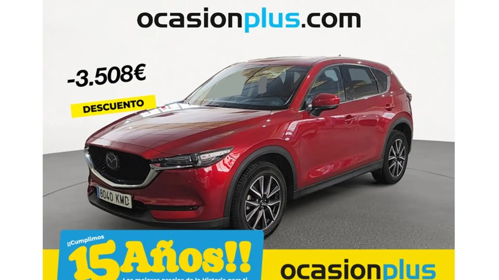 Mazda CX-5 Zenith Cruise+Roof+Black Leather 4WD Aut. 129Kw Rouge - 1