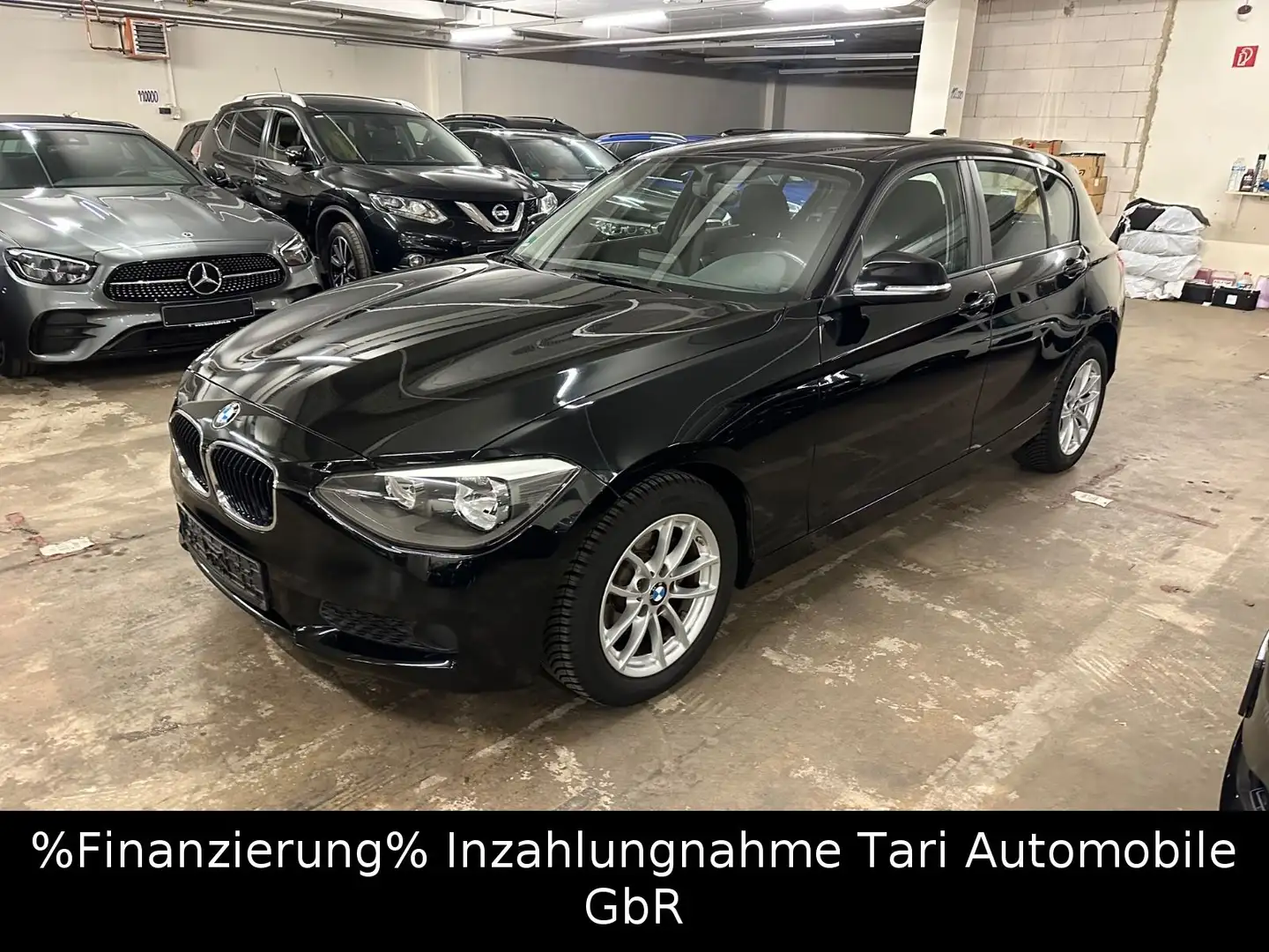 BMW 116 iA 5-türer Automatik Navi,Sitzhzg.,PDC,1.Hand Negro - 2