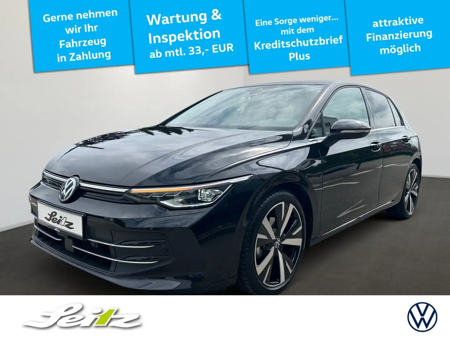 Volkswagen Golf VIII 1.5 eTSI Style *MARIX*KAMERA*SITZH* Negro - 1