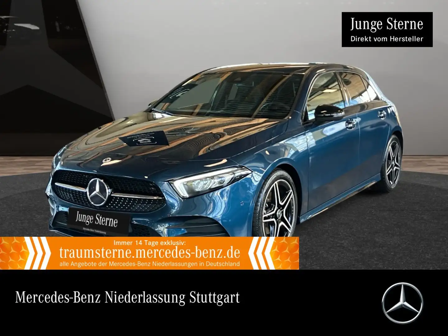 Mercedes-Benz A 200 AMG+NIGHT+LED+KAMERA+7G Blau - 1